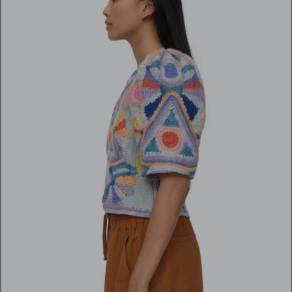 SEA New York Karli Crochet Sweater - Picture 4 of 8